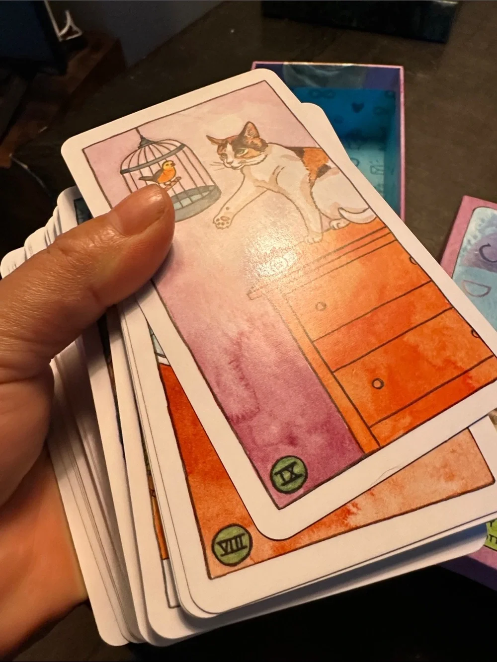 Cat Tarot Deck - Purple Edition